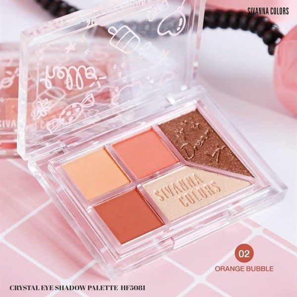 Phấn mắt 5 ô SIVANNA hello #04 maple leaf