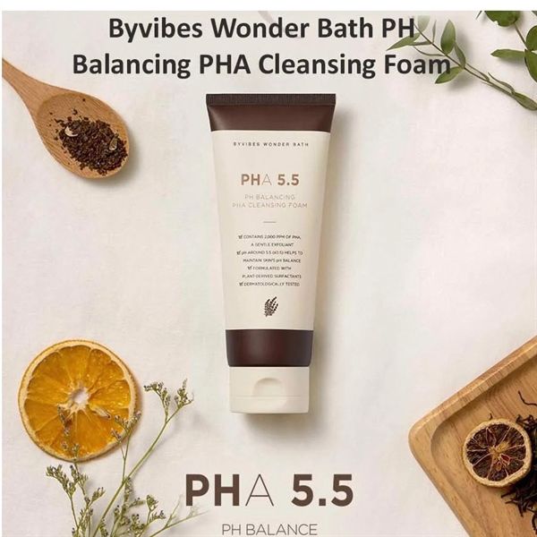 Sữa rửa mặt Ph5.5 byvibes wonder bath cân bằng dịu nhẹ cho mọi loại da