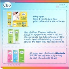 Kem Tẩy Lông Cléo Hair Removal Cream Bikini #tím