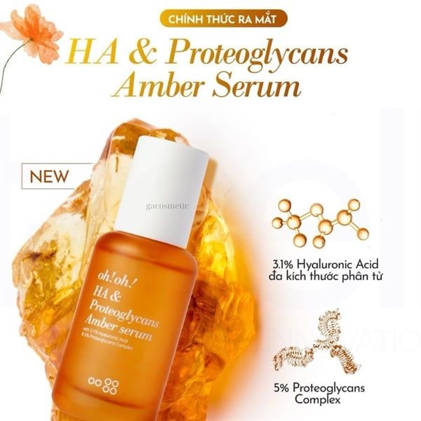 tinh chất cấp ẩm phục hồi Oh! Oh! Ha & proteoglycan amber serum