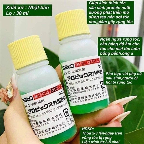 Tinh Chất Hỗ Trợ Mọc Tóc Sato Arovics Solutions