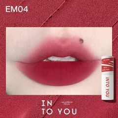 Son Kem Lì INTO YOU shero super matte lip & cheek mud EM4 dạng thỏi