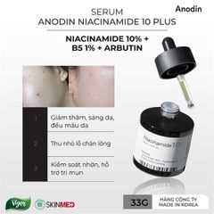 serum sáng da mờ thâm Anodin niacinamide 10+