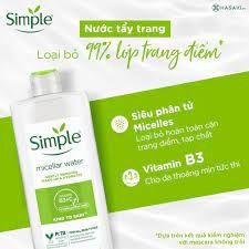 Nước Tẩy Trang Simple Micellar Cleansing Water 200ml