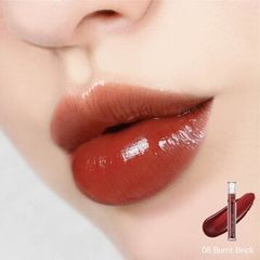 Son Tint Lilybyred Glassy Layer Fixing M08 Burnt Brick - Đỏ Nâu