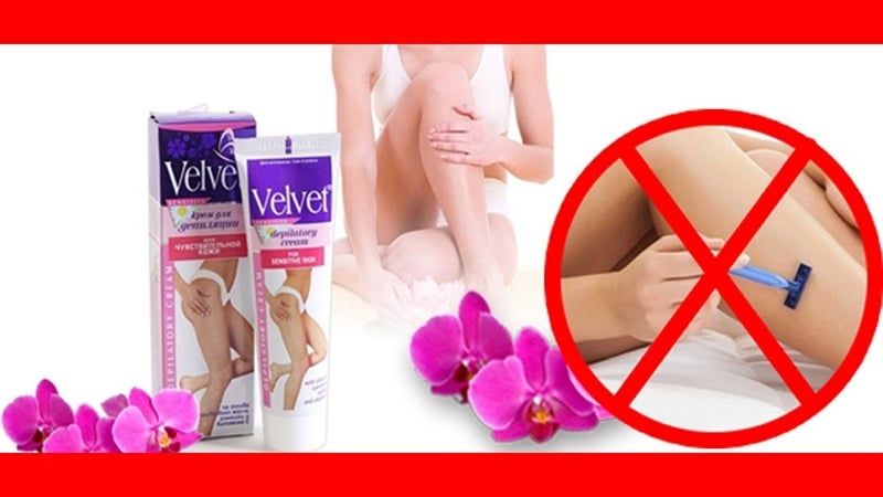 Kem tẩy lông velvet Nga