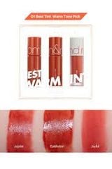Set 3 Son Mini Tint Lì Romand Best Tint Edition -warm tint