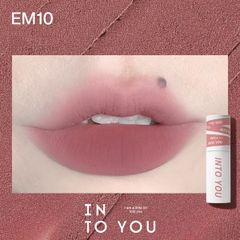 Son Kem Lì INTO YOU shero super matte lip & cheek mud EM10 dạng thỏi