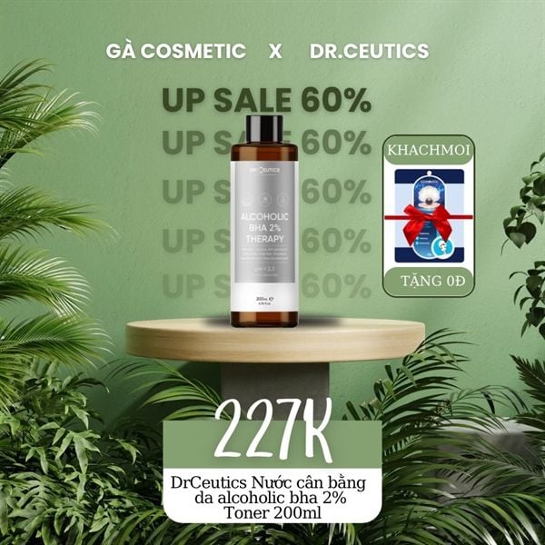 DrCeutics Nước cân bằng da alcoholic bha 2% Toner 200ml
