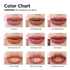 Son Tint Bóng Peripera Bóng Nhẹ Ink Glasting Lip Gloss 4.5ml #06 made it