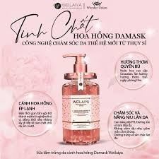 Sữa tắm dưỡng trắng da cánh hoa hồng Damask Weilaiya Grand Rose Extracts
