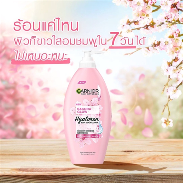 Sữa Dưỡng Thể Garnier Body Lotion Sáng Da Dưỡng Ẩm Chống Nắng 400mlml