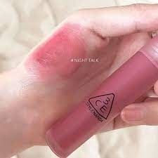 Son Kem 3CE Blur Water Tint #night talk-hồng lạnh
