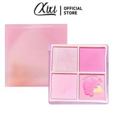Phấn Má Hồng XIXI Sunset 4 ô Nhũ Sáng Highlight #04