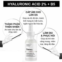 Tinh Chất Cấp Nước, Phục Hồi Da serumThe Ordinary Hyaluronic Acid 2% + B5 30ml