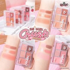 Bảng phấn mắt và má hồng ODBO eye blush crush #02