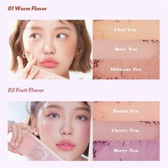 Phấn Má Hồng 3 Ô Màu I'm meme Afternoon Tea Blusher Palette #02-fruit flavor
