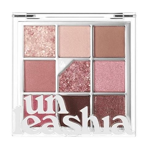 Bảng mắt thuần chay 9 ô Unleashia glitterpedia passion #05 all of dusty rose