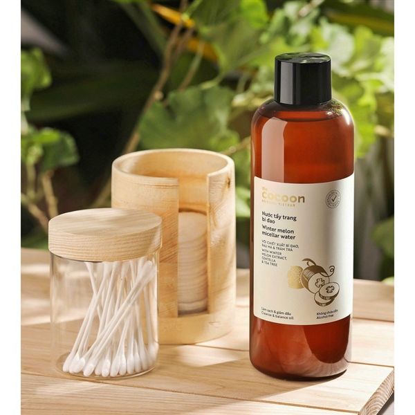 nước tẩy trang bí đao COCOON da dầu mụn , nhạy cảm