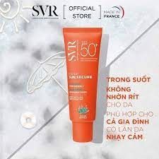Kem Chống Nắng SVR Sun Secure Fluide SPF50+ dưỡng ẩm kh nhờn rít