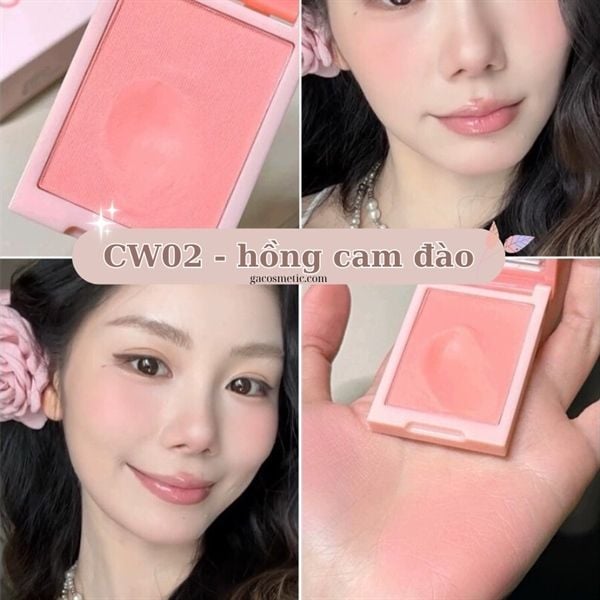 Má hồng kem Into You color card single blush #cw02 hồng đào
