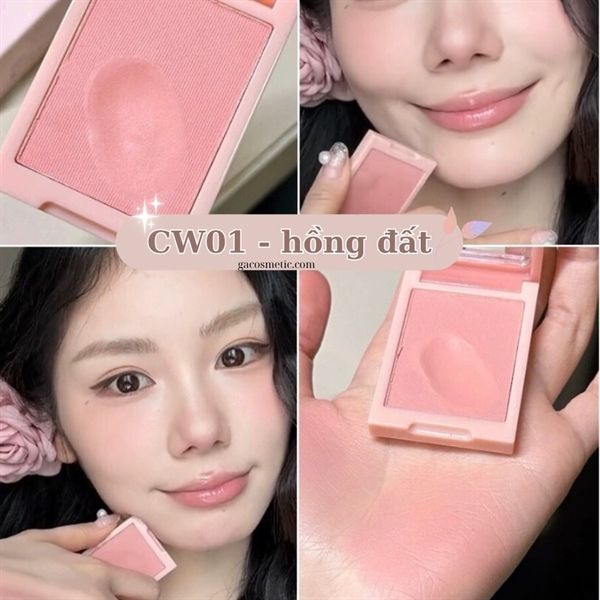 Má hồng kem Into You color card single blush #cw01 hồng đất