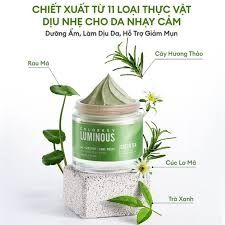 Mặt Nạ Bùn COLORKEY LUMINOUS Green Tea Purifying Da Dầu Mụn