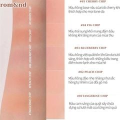Phấn má Romand better than cheek 4g #02 peach chip