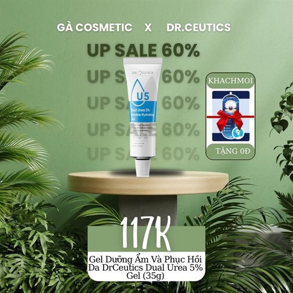 Gel Dưỡng Ẩm Và Phục Hồi Da DrCeutics Dual Urea 5% Gel (35g)