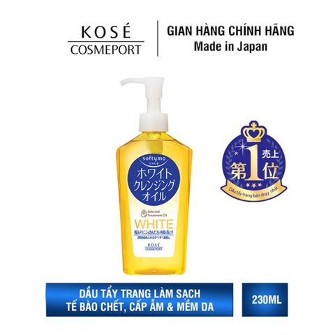 DẦU TẨY TRANG KOSÉ COSMEPORT SOFTYMO WHITE CLEANSING OIL