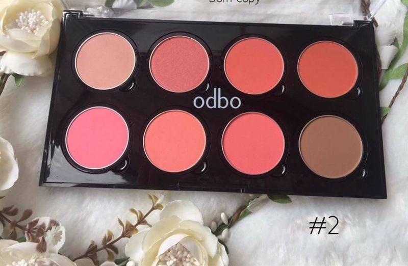 Phấn Má Hồng 8 ô ODBO Infinity Blusher Color Palette