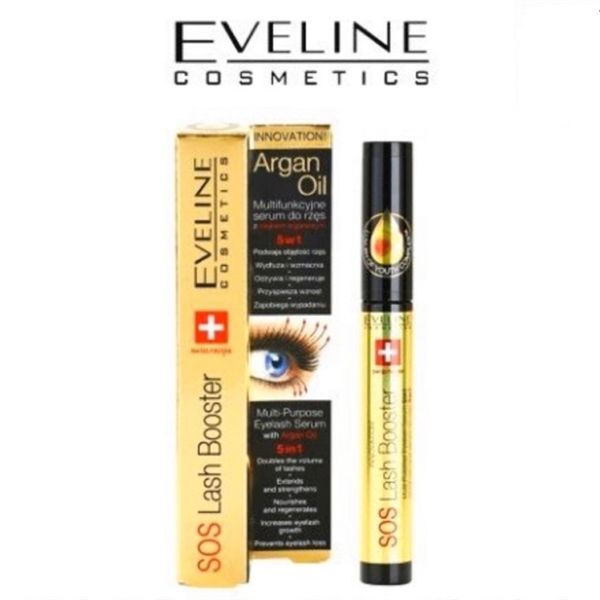 tinh chất dưỡng mi Eveline 5 in 1 SOS Lash Booster