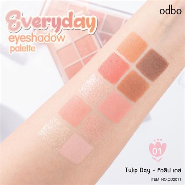 BẢNG PHẤN MẮT 10 Ô EVERYDAY EYESHADOW PALETTE #01