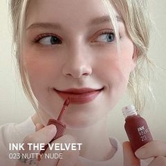 Son kem lì Peripera Ink Velvet 23 nuty nude -nâu đất sữa