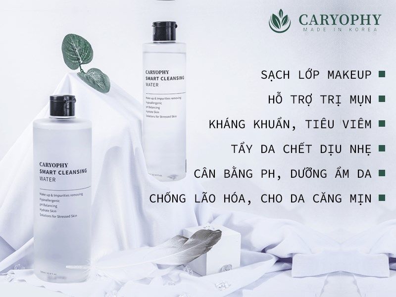 Nước tẩy trang thông minh Caryophy Smart Cleansing Water 300ml