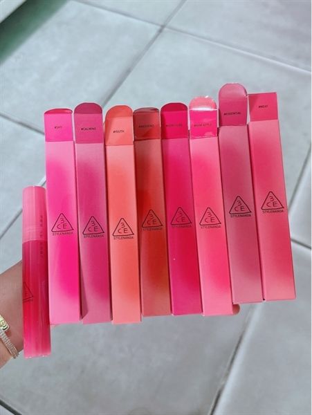 Son 3CE Tint Bóng 3CE Drop Glow Gel #Vesy sure