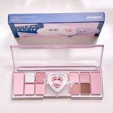 Bảng Phấn Mắt trái tim Peripera All Take Mood Like Palette #04-cool blush