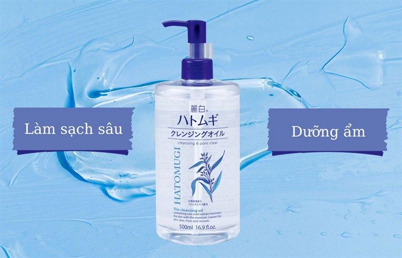 Nước Tẩy Trang Hatomugi Chiết Xuất Hạt Ý Dĩ 500ml