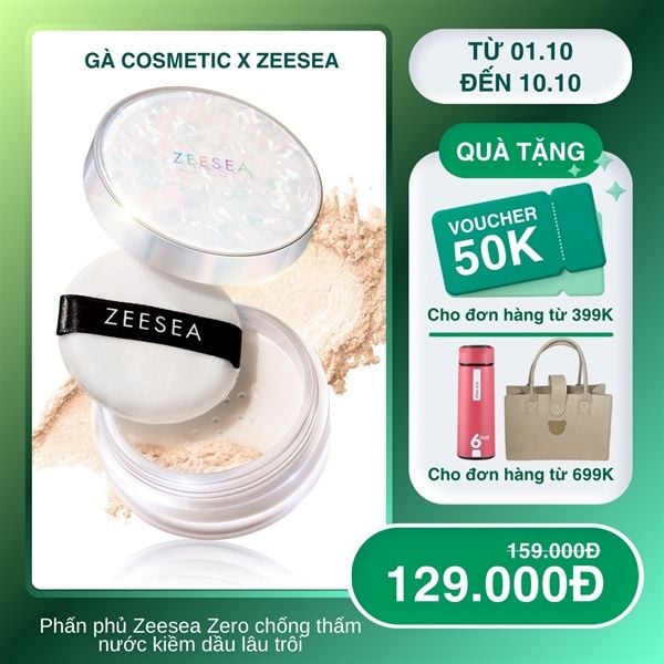 ￼Phấn phủ ZEESEA kiềm dầu chống thấm nước lâu trôi mềm mịn nhẹ nhàng