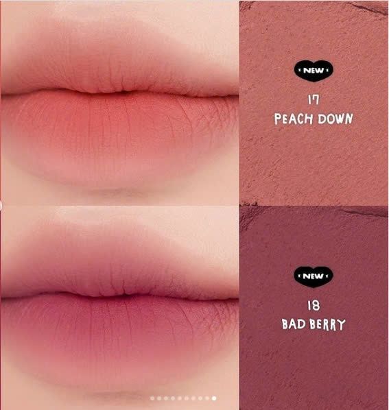 Son Kem Lì Romand Blur Fudge Tint x Inapsquare Black Spectrum Collection #17 Peach Down (Màu Cam Đào) 5g