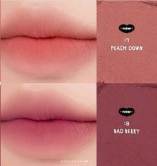 Son Kem Lì Romand Blur Fudge Tint x Inapsquare Black Spectrum Collection #17 Peach Down (Màu Cam Đào) 5g