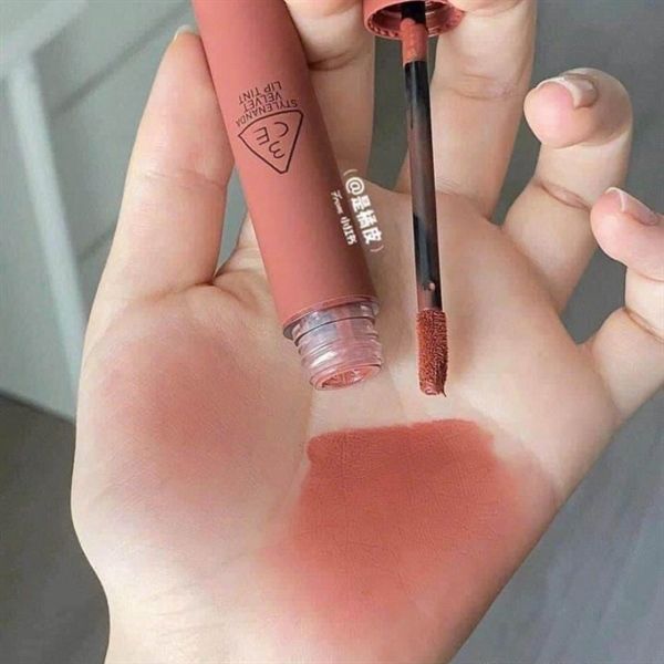Son Kem Lì 3CE Velvet Lip Tint #walk n talk nâu hồng đất