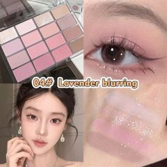 Phấn mắt ershiqi 16ô bản chữ nhật #04-hồng