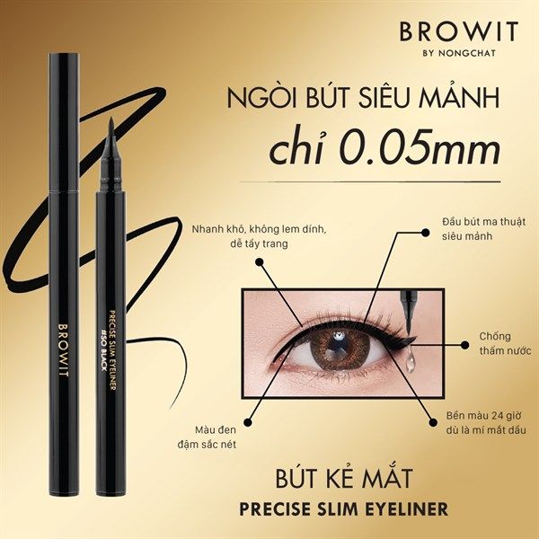 kẻ mắt browit siêu mảnh màu nâu
