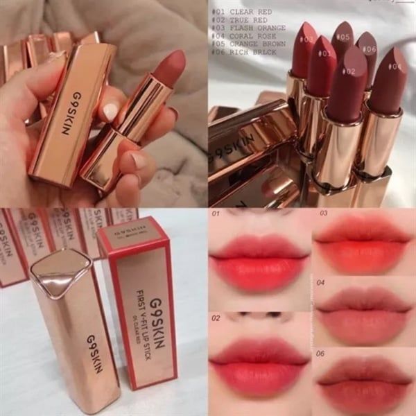 Son Thỏi G9 Skin First V-Fit Lipstick