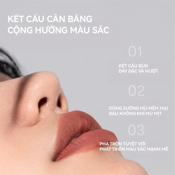 Son Kem Lì INTO YOU shero super matte lip & cheek mud EM1