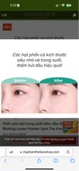 Phấn phủ bột trong suốt kiềm dầu Oil Clear Blotting Loose Powder fgmt The Face Shop