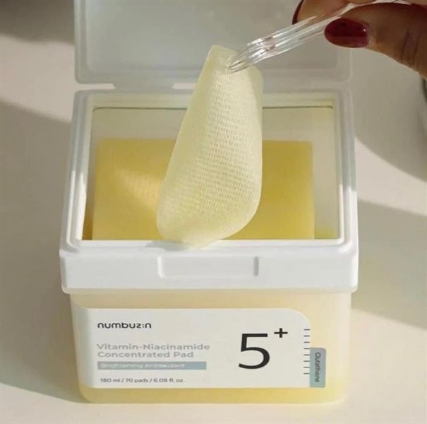 Toner Pad Numbuzin Vitamin Niacinamide Concentrated Pad Số 5