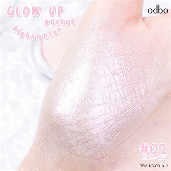 phấn bắt sáng Odbo glow up pocket highlighter #02
