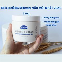 Dưỡng thể vitamin E REDWIN cream 330g (mẫu mới)
